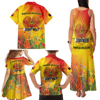 Papua New Guinea Unity in Diversity Family Matching Tank Maxi Dress and Hawaiian Shirt 50th Indipendens Papua Niugini LT9 - Polynesian Pride