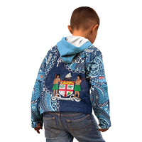 Personalised Fiji 54th Anniversary Kid Hoodie Siga Ni Bula Galala Marautaki O Viti LT9 - Polynesian Pride