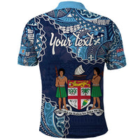 Personalised Fiji 54th Anniversary Polo Shirt Siga Ni Bula Galala Marautaki O Viti LT9 - Polynesian Pride