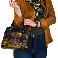Personalised Papua New Guinea 49th Anniversary Shoulder Handbag Bird of Paradise Unity In Diversity