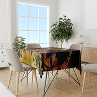 Personalised Papua New Guinea 49th Anniversary Tablecloth Bird of Paradise Unity In Diversity