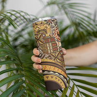 Hawaiian Hibiscus Tribal Vintage Motif Skinny Tumbler Ver 4 LT9 - Polynesian Pride