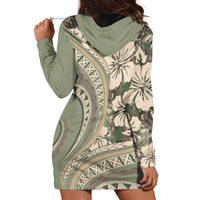 Hawaiian Hibiscus Tribal Vintage Motif Hoodie Dress Ver 6 LT9 - Polynesian Pride