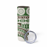 Hawaiian Hibiscus Tribal Vintage Motif Skinny Tumbler Ver 7 LT9 - Polynesian Pride