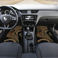 Hawaiian Hibiscus Tribal Vintage Motif Car Mats Ver 8