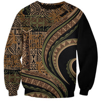 Hawaiian Hibiscus Tribal Vintage Motif Sweatshirt Ver 8