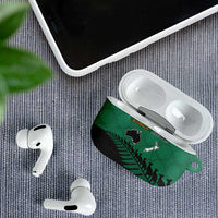 Australia New Zealand Rugby AirPods Case Green Aboriginal Wallabies and Maori Black Fern LT9 - Polynesian Pride