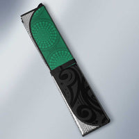 Australia New Zealand Rugby Auto Sun Shade Green Aboriginal Wallabies and Maori Black Fern LT9 - Polynesian Pride