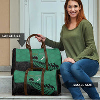 Australia New Zealand Rugby Travel Bag Green Aboriginal Wallabies and Maori Black Fern LT9 - Polynesian Pride