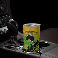 Australia New Zealand Rugby Tumbler Cup Aboriginal Wallabies and Maori Black Fern Gradient Vibe LT9 - Polynesian Pride