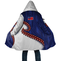 Ula Fala Red Samoa Chief Cloak Samoan Art Black Tribal LT9 Unisex Blue - Polynesian Pride