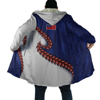 Ula Fala Red Samoa Chief Cloak Samoan Art Black Tribal LT9 - Polynesian Pride