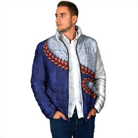 Ula Fala Red Samoa Chief Padded Jacket Samoan Art Black Tribal LT9 - Polynesian Pride