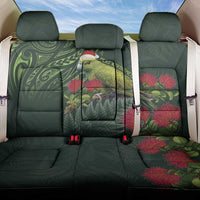 Meri Kirihimete Kakapo Back Car Seat Cover Green Silver Fern Christmas Vibe LT9 One Size Green - Polynesian Pride