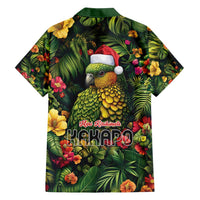 Meri Kirihimete Kakapo Family Matching Short Sleeve Bodycon Dress and Hawaiian Shirt New Zealand Christmas with Tropical Vibe LT9 - Polynesian Pride
