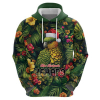 Meri Kirihimete Kakapo Hoodie New Zealand Christmas with Tropical Vibe LT9 - Polynesian Pride