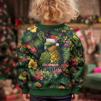Meri Kirihimete Kakapo Kid Ugly Christmas Sweater New Zealand Christmas with Tropical Vibe LT9 - Polynesian Pride