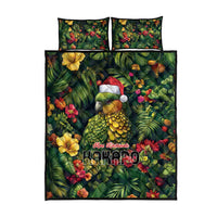 Meri Kirihimete Kakapo Quilt Bed Set New Zealand Christmas with Tropical Vibe LT9 - Polynesian Pride