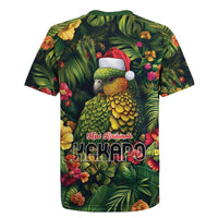 Meri Kirihimete Kakapo Rugby Jersey New Zealand Christmas with Tropical Vibe LT9 - Polynesian Pride