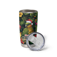 Meri Kirihimete Kakapo Tumbler Cup New Zealand Christmas with Tropical Vibe LT9 - Polynesian Pride