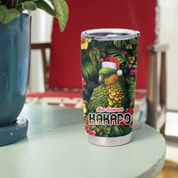 Meri Kirihimete Kakapo Tumbler Cup New Zealand Christmas with Tropical Vibe LT9 - Polynesian Pride