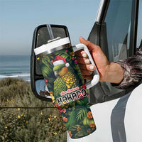 Meri Kirihimete Kakapo Tumbler With Handle New Zealand Christmas with Tropical Vibe LT9 - Polynesian Pride