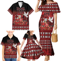 Custom Tonga 676 Haamonga a Maui Family Matching Mermaid Dress and Hawaiian Shirt Tongan Sipi Tau Unique Dance LT9 - Polynesian Pride