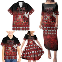 Custom Tonga 676 Haamonga a Maui Family Matching Puletasi and Hawaiian Shirt Tongan Sipi Tau Unique Dance LT9 - Polynesian Pride
