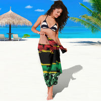 Vanuatu 46th Year Anniversary Sarong 30 July 1980 Hibiscus Seamless Pattern
