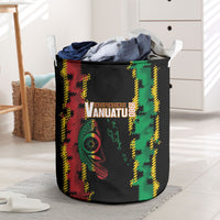 Vanuatu 46th Year Anniversary Laundry Basket Tamtam Slit Drums Long God Yumi Stanap