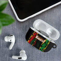 Vanuatu 46th Year Anniversary AirPods Case Tamtam Slit Drums Long God Yumi Stanap
