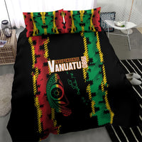 Vanuatu 46th Year Anniversary Bedding Set Tamtam Slit Drums Long God Yumi Stanap LT9 - Polynesian Pride