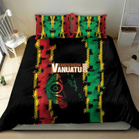 Vanuatu 46th Year Anniversary Bedding Set Tamtam Slit Drums Long God Yumi Stanap LT9 - Polynesian Pride
