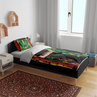Vanuatu 46th Year Anniversary Bedding Set Tamtam Slit Drums Long God Yumi Stanap LT9 - Polynesian Pride