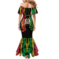 Vanuatu 46th Year Anniversary Mermaid Dress Tamtam Slit Drums Long God Yumi Stanap LT9 - Polynesian Pride
