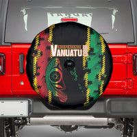 Vanuatu 46th Year Anniversary Spare Tire Cover Tamtam Slit Drums Long God Yumi Stanap