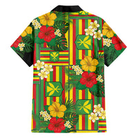 Hawaii Kanaka Maoli Hibiscus Family Matching Mermaid Dress and Hawaiian Shirt Hawaiian Flag Motif LT9 - Polynesian Pride