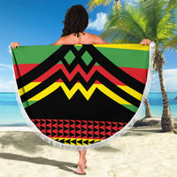 Hawaii Ku Kia'i Mauna Beach Blanket Hawaiian Kanaka Maoli Motif