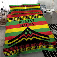 Hawaii Ku Kia'i Mauna Bedding Set Hawaiian Kanaka Maoli Motif