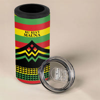 Hawaii Ku Kia'i Mauna Personalized 4 in 1 Can Cooler Tumbler Hawaiian Kanaka Maoli Motif LT9 - Polynesian Pride