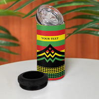 Hawaii Ku Kia'i Mauna Personalized 4 in 1 Can Cooler Tumbler Hawaiian Kanaka Maoli Motif LT9 - Polynesian Pride