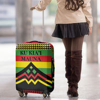 Hawaii Ku Kia'i Mauna Luggage Cover Hawaiian Kanaka Maoli Motif LT9 - Polynesian Pride