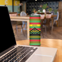 Hawaii Ku Kia'i Mauna Personalized Skinny Tumbler Hawaiian Kanaka Maoli Motif LT9 - Polynesian Pride