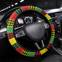 Hawaii Ku Kia'i Mauna Steering Wheel Cover Hawaiian Kanaka Maoli Motif LT9 Universal Fit Green - Polynesian Pride