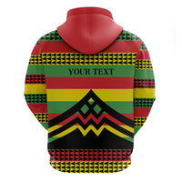 Hawaii Ku Kia'i Mauna Personalized Zip Hoodie Hawaiian Kanaka Maoli Motif LT9 - Polynesian Pride