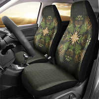 Hawaii Ohia Lehua Squares Car Seat Cover Hawaiian Quilt Inspired Floral Pattern