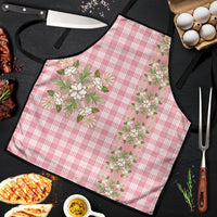 Akala Hamele Hawai'i Palaka Squares Maile Leaf Apron Flowers Hawaiian Quilt Patterns LT9 Dusty Rose - Polynesian Pride