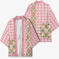 Akala Hamele Hawai'i Palaka Squares Maile Leaf Kimono Flowers Hawaiian Quilt Patterns LT9 - Polynesian Pride