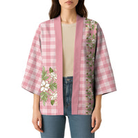 Akala Hamele Hawai'i Palaka Squares Maile Leaf Kimono Flowers Hawaiian Quilt Patterns LT9 - Polynesian Pride
