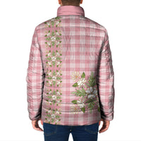 Akala Hamele Hawai'i Palaka Squares Maile Leaf Padded Jacket Flowers Hawaiian Quilt Patterns LT9 - Polynesian Pride